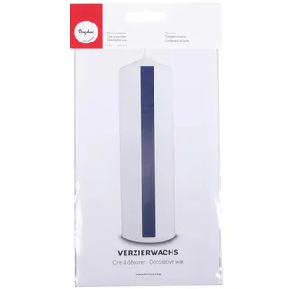 Rayher Verzierwachs dunkelblau 2 Wachsplatten 20 x 10 cm