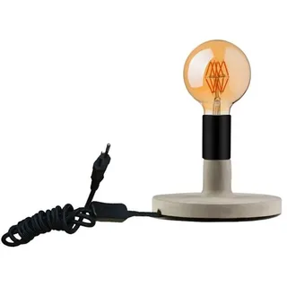 Schreibtisch Deko Lampe, Tischleuchte aus Beton E27 max 60W 3852
