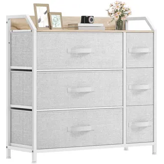 DWVO Kommode mit 6 Schubladen 0 x 0 x 0 cm silber