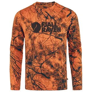 Fjällräven Värmland Wool LS M orange multi camo (261) XL