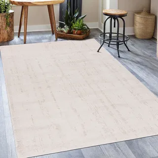 Kurzflor Teppich Mazovia - Abstrakt Beige Teppich für Wohnzimmer, Schlafzimmer gut für Fußbodenheizung - 200 x 300 cm - Braun
