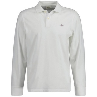 GANT Poloshirt »REG SHIELD RUGGER«, mit Logotickerei auf der Brust Gant white