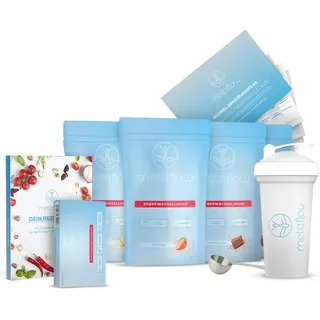 MetaFlow – Stoffwechsel-Shake Starter-Set + Gratis Shaker Pulver 2,25 kg