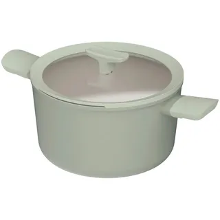 BergHOFF Kochtopf , Salbeigrün , Metall , 5.5 l , 18 cm , backofengeeignet, Griffe werden nicht heiß, leichte Reinigung, schadstofffrei gemäß EU-Standards , Kochgeschirr, Töpfe, Kochtöpfe