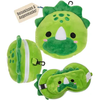 Out of the Blue Kinder-Plüsch-Reisekissen 30 x 20 cm Blau