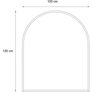 Valo Glasbodenplatte Rundbogen