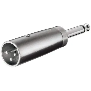 goobay XLR Adapter XLR Stecker auf 6.35mm Mono