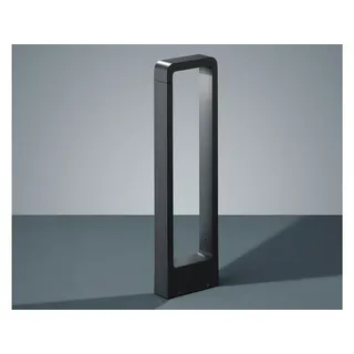 LED Sockelleuchte in Anthrazit 50cm - Moderne Terrassenbeleuchtung Wegeleuchten - Grau