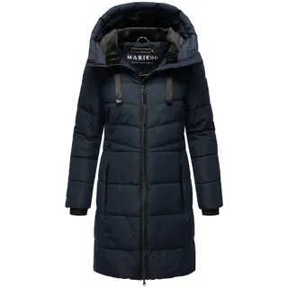 Marikoo Winterjacke »Marikoo Natsukoo Damen Winter Steppjacke lang B978«, blau