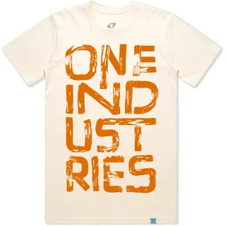 One Industries Strokes, T-Shirt - Beige/Orange - L