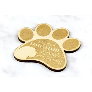 Spanischer Mastiff, Mastín aus León - Tasse Untersetzer, graviert Untersetzer mit Hund, Geschenk für Hundeliebhaber von Art-Dog Marke