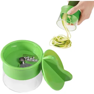4 In 1 Spiralschneider Gemüse,Zucchini Spaghetti Schneider,Spiralschneider Elektrisch,Karotten Schneider,Für Spiralschnitte Und Spitzel - Ideal Für Zucchini, Gurken