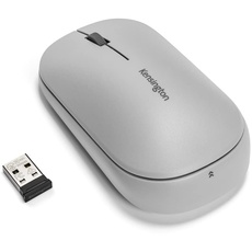 Kensington SureTrack Kabellose Maus mit Bluetooth und Nano-USB-Empfänger, Ideal für Laptops und Desktop-Computer, Kompatibel mit Chrome, Mac, Windows und Android, Grau, K75351WW