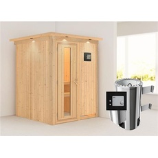 Bild Sauna Minja 68mm 230V Kranz Saunaofen 3,6kW extern Holztür