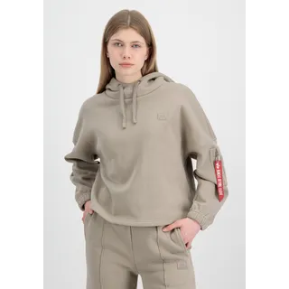 Alpha Industries Hoodie »Alpha Industries Women - Hoodies X-Fit Label OS Hoodie Wmn« Alpha Industries vintage sand XS