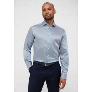 Eterna MODERN FIT Performance Shirt in grün bedruckt