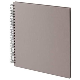 RÖSSLER S.O.H.O. Wire-O-Fotoalbum 290 x 290 mm, 60 Seiten, 290x290mm taupe/schwarz