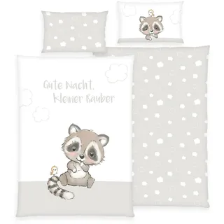Baby Best Babybettwäsche "Kleiner Räuber", 2 Stk., mit liebevollem Motiv, bunt,