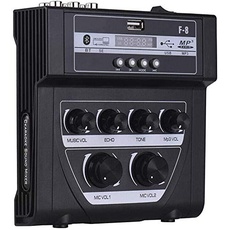 Mini Karaoke Mixer Mikrofon Stereo Audio Echo Mixer Home/Outdoor Sound Console Mischer