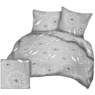 Nyks Baumwollbettwäsche 200x220 Doppelbett Pusteblumen 376sza