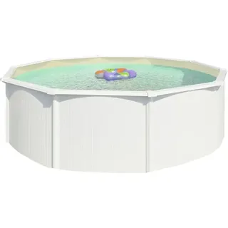 Aufstellpool Stahlwandpool-Set Green Line Evolution rund Ø 390x132 cm inkl. Sand