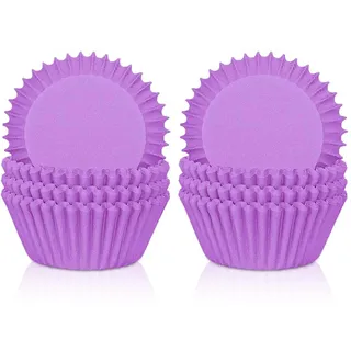 200 Stück Mini Muffins Papierförmchen,Lila Muffinförmchen Papier,Cupcake Förmchen,Lila Muffinförmchen Papier Klein für Backen, Dessert Halloween Valentinstag Geburtstag Hochzeit Dekoration
