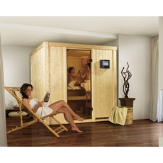 Bild Sauna Innenkabine Daria mit Ofen 3,6 kW Saunaofen,interne Steuerung|Auswahl der
