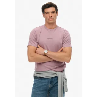 Superdry Micro Logo Kurzarm-t-shirt - dry elderberry, - XL,