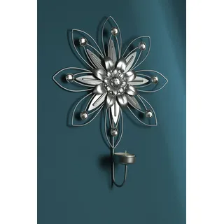 Myflair Möbel & Accessoires Wandblaker "Billala, silberfarben", modern, Landhaus, Shabby Chic, silberfarben