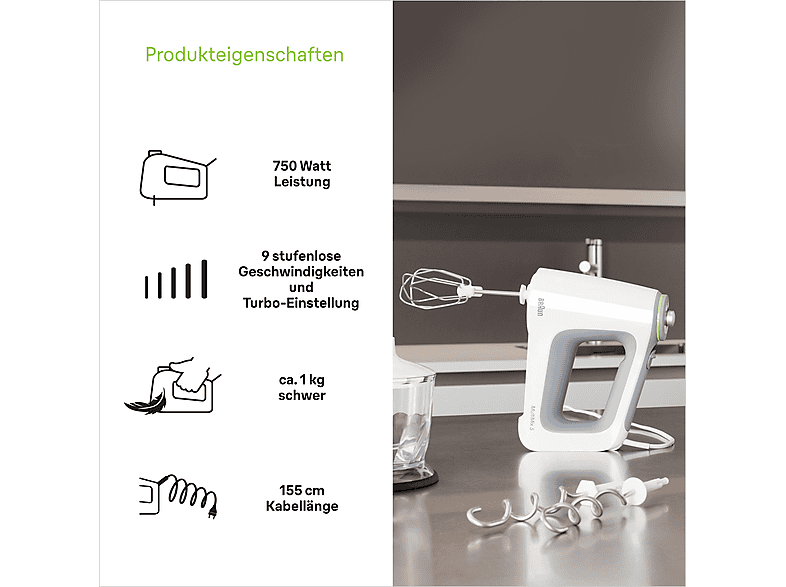 Bild von MultiMix 5 HM 5137 Handmixer