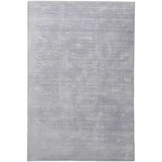 Shine uni Kurzflorteppich 65 x 135 cm hellgrau