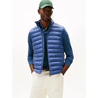 Tommy Hilfiger Steppweste »PACKABLE RECYCLED VEST« mit Logostickerei, blau