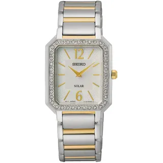 Seiko Damen-Uhr Quarz Edelstahl mit Edelstahlband SUP466P1