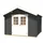 Gartenhaus 209 3 x 2,5 m graphitgrau