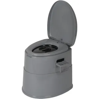 Bo-Camp Tragbare Toilette teilbar 7 Liter Grau