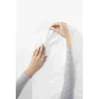 BabyBjörn Spannbetttuch für Wiege Weiß, Bio