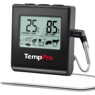 TempPro Fleischthermometer Digital Grillthermometer Bratenthermometer