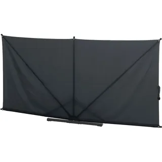 Siena Garden Garten-Paravent 280 x 150 cm Anthrazit Polyester