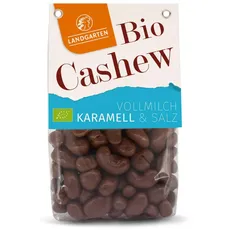Bio Cashews in Vollmilch-Schokolade Karamell & Salz 170g