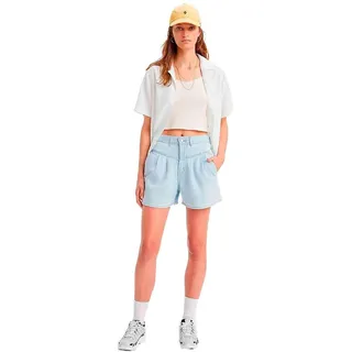 LEVIS Featherweight MOM Short MED Indigo - Worn IN Damen, Poole Party, 25