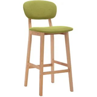 vidaXL Barhocker 2 Stk. Grün Stoff - Grün