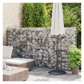 vidaXL Steinkorb Gabione mit Deckeln 150 × 100 × 30 cm