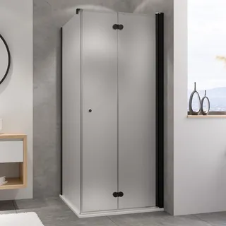 Breuer Drehfalttür für Seitenwand Elana Komfort HxS: 200 x 0,6 cm - schwarz