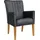 Armlehnstuhl King Polyester grau