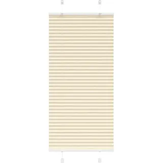 Plissee Creme 65x100 cm Stoffbreite 64,4 cm Polyester - Creme