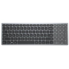 Dell KB740 - keyboard - compact multi device - QWERTY - Pan Nordic - titan grey - Tastaturen - Nordisch - Grau