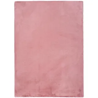 Atticgo Hochflorteppich waschbar Rosa Fox 160/230 cm , Pink , Textil , Uni , Rechteckig , 160x230 cm , Oeko-Tex® Standard 100 , waschbar, antistatisch, leicht zusammenrollbar, rutschfeste Unterfläche , Teppiche und Böden, Teppiche, Flachwebteppiche