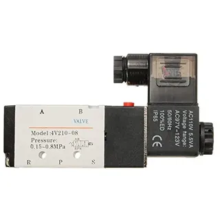 MASUNN 4V210-08 Ac 110V 5 Weg 2 Position 1/4 Zoll Airtac Magnetventil Ip65