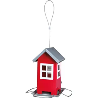 Trixie 55630 Futterhaus, 1.000 ml/20 cm, rot/silber