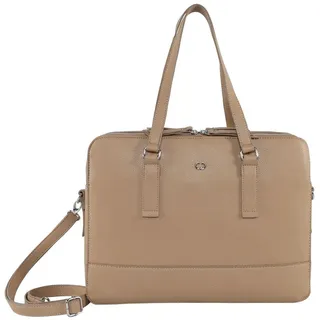 GERRY WEBER Schultertasche Shopper mit Laptopfach Feel Good Businessshopper LHZ Bleached Sand hellbraun - Hellbraun